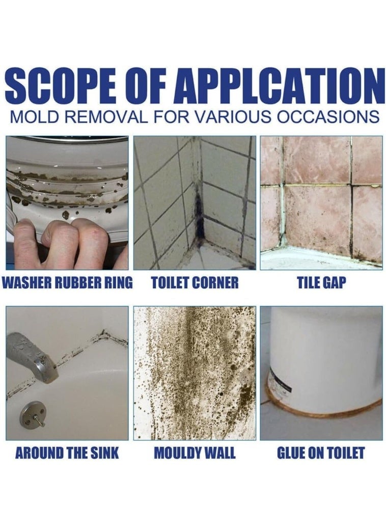 جوي فيش مزيل العفن والفطريات للحمام - جل تنظيف مثالي 60 مل للبلاط، والدش، والمغسلة، وحوض الاستحمام، والزوايا التي يصعب الوصول إليها - Image 5